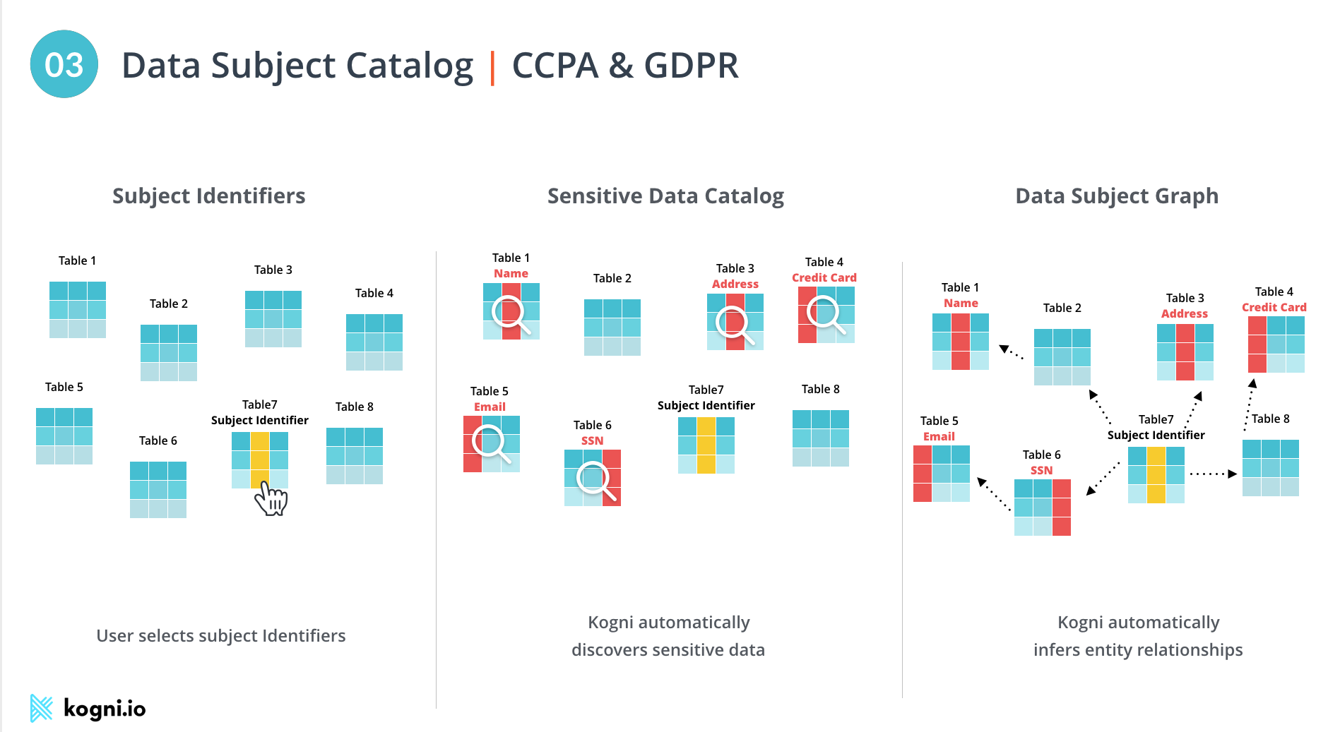 Data Subject Catalog- CCPA